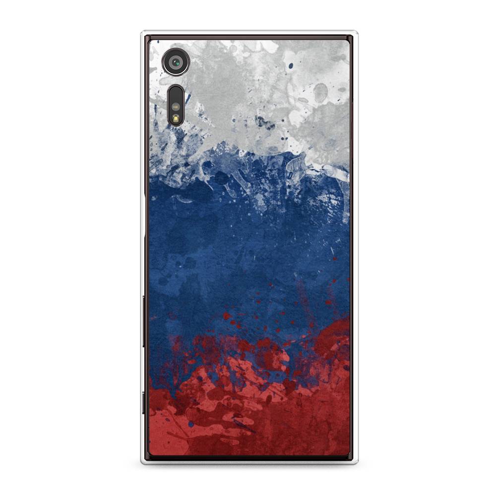 

Чехол Awog на Sony Xperia XZ "Флаг России неровный", Разноцветный, 51450-5