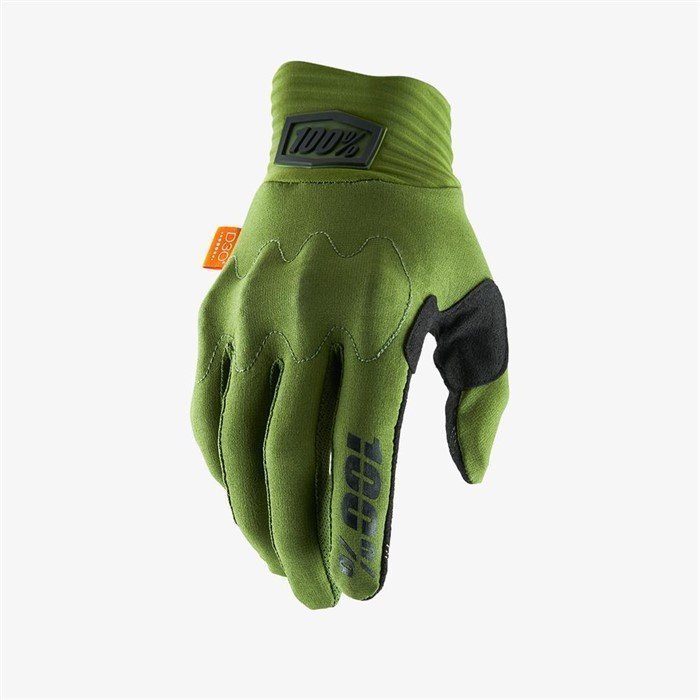 Мотоперчатки 100% Cognito D3O Glove, Army Green/Black, XL, 2021 (10013-216-13)