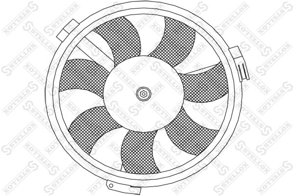 

29-99334-Sx Вентилятор Охлаждения Audi A6 1.8-2.8 97-05, Vw Passat 1.8 00-05