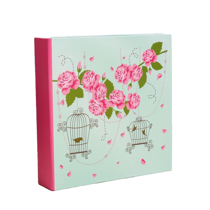 

Фотоальбом на 200 фото 10х15 см Нарисованные птицы бумажные листы МИКС 22,5х22х5 см