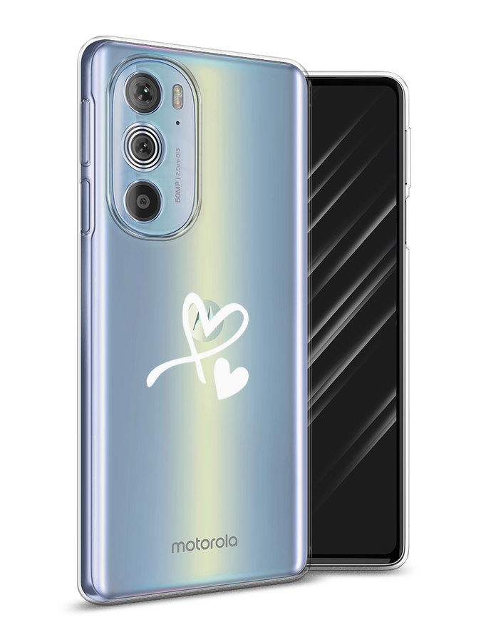 

Чехол Awog на Motorola Edge 30 Pro "Сердечко минимализм", Разноцветный, 243350-6