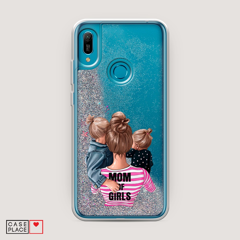 

Чехол Awog на Huawei Y6 2019/Honor 8a/8a Pro/Y6s "Mom of Girls", Разноцветный, 68691-1