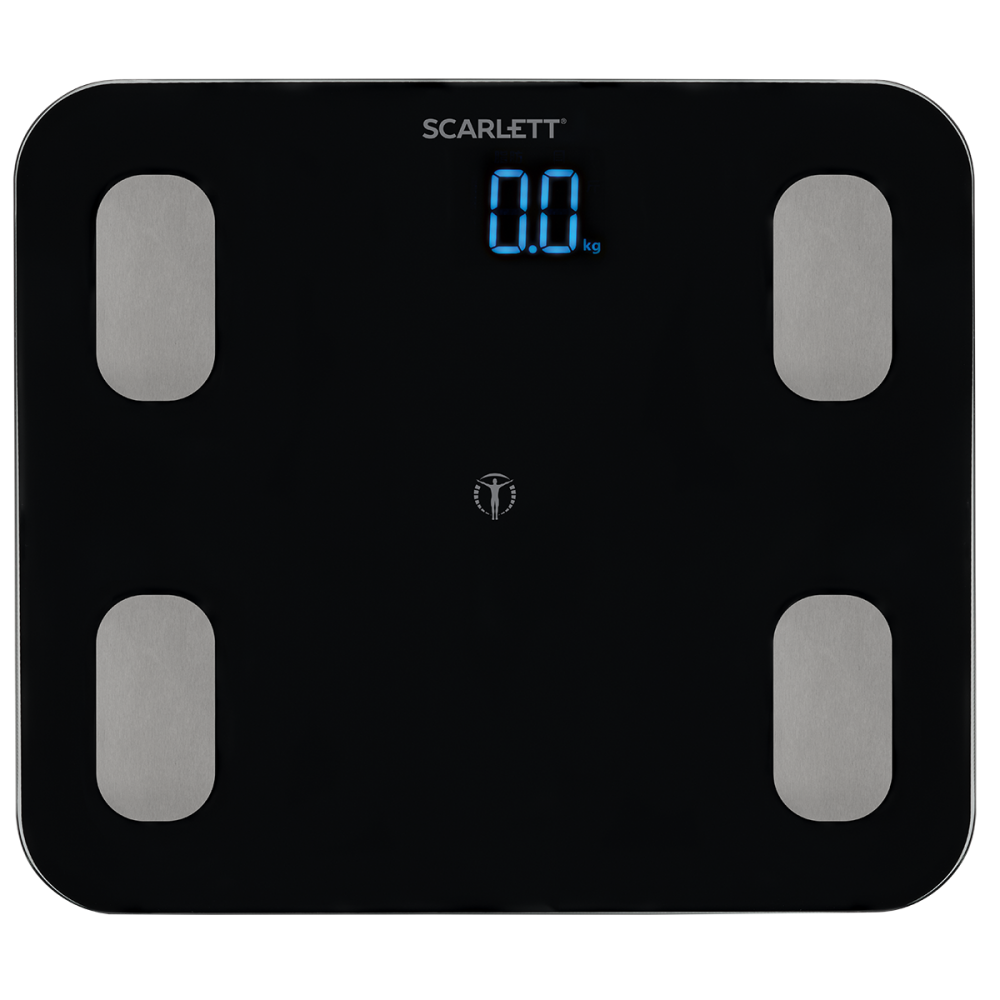 Весы напольные Scarlett SC-BS33ED46 Black весы напольные scarlett sc bs33e030