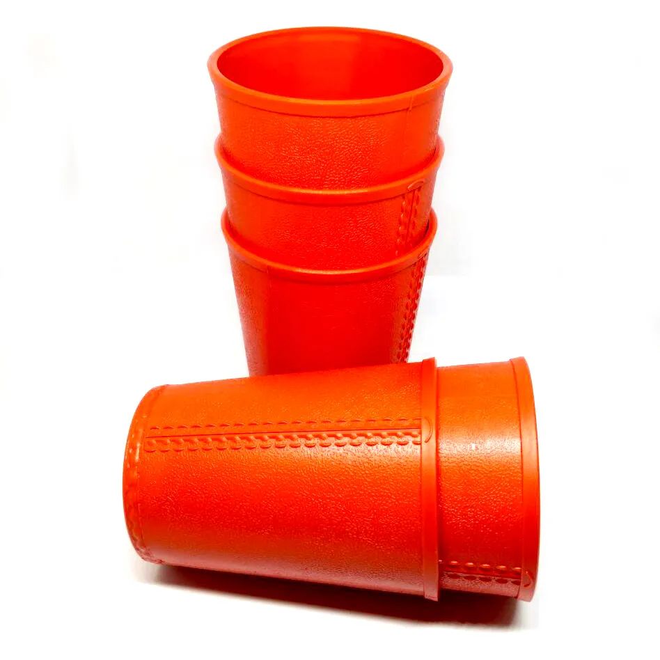Стаканы для настольных игр Pandora Box Studio, пластиковые, 5 шт, цвет: оранжевый лопатка для перемешивания atlantis оранжевый