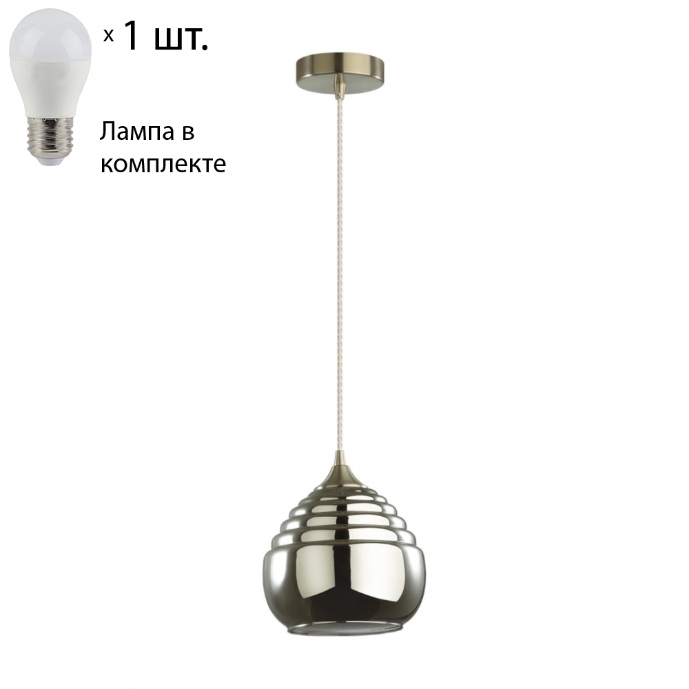 

Подвесной светильник с лампочкой Lumion Lester 5286/1+Lamps E27 P45