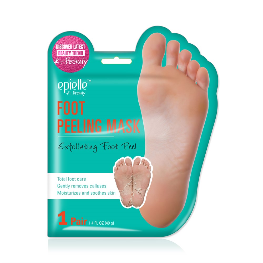 Пилинг-носочки Epielle для стоп с AHA и BHA кислотой Exfoliating Foot Peeling Mask