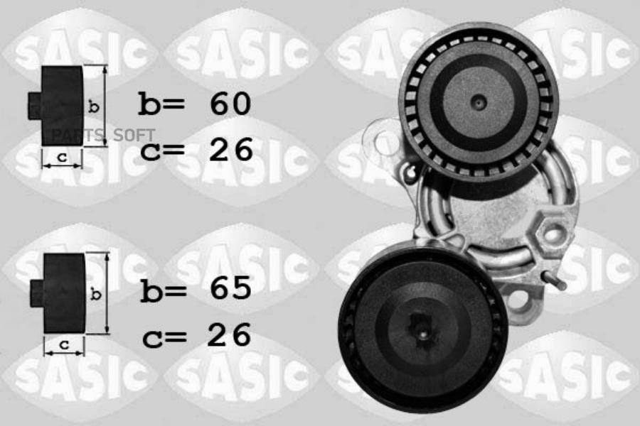 Ролик BMW 5/6/7/X1/X5/X6 натяжной