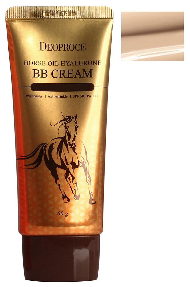 BB средство Deoproce Horse Oil Hyalurone BB Cream 21 60 г