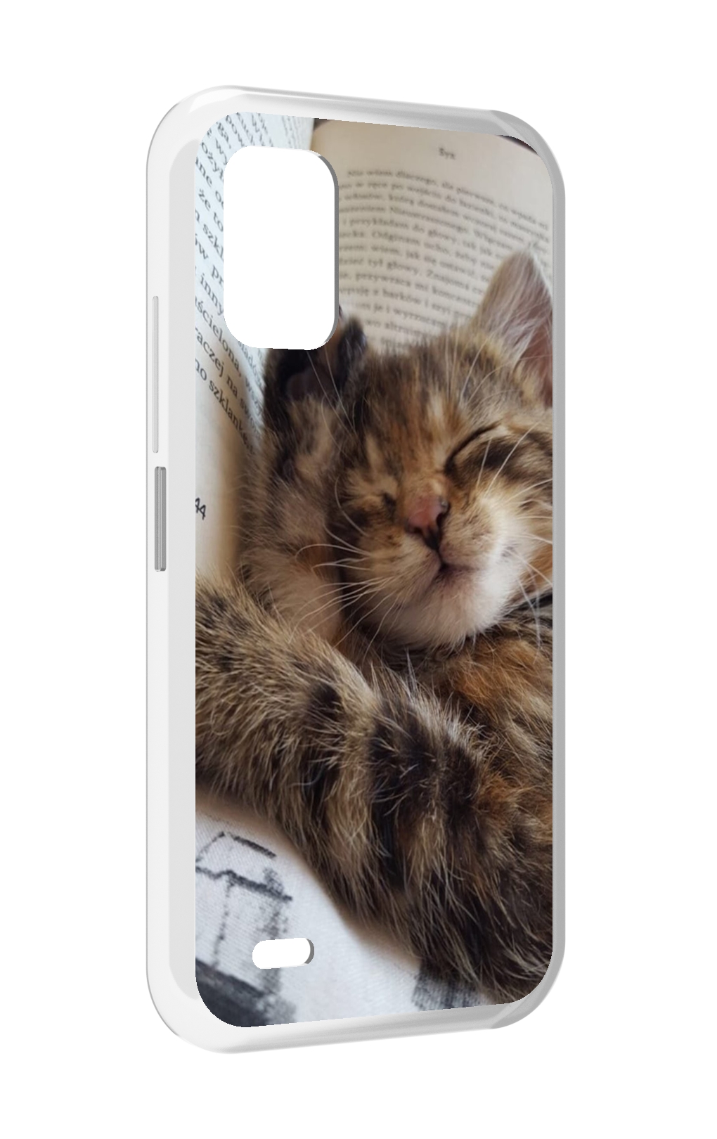 

Чехол MyPads Спящий-котенок для UMIDIGI Bison GT2 / GT2 Pro, Прозрачный, Tocco