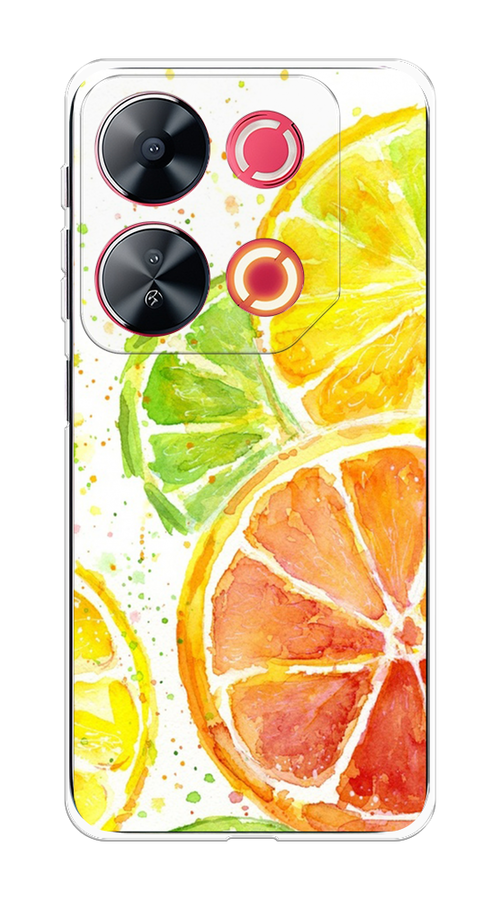 

Чехол на Itel P65 "Цитрусовые", Белый;желтый;красный;зеленый, 3202350-1