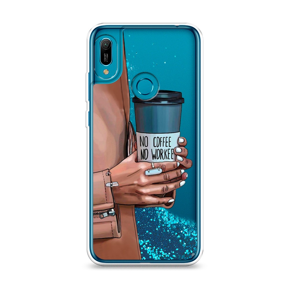 

Чехол Awog на Huawei Y6 2019/Honor 8a/8a Pro/Y6s "No coffee", Разноцветный, 68693-1