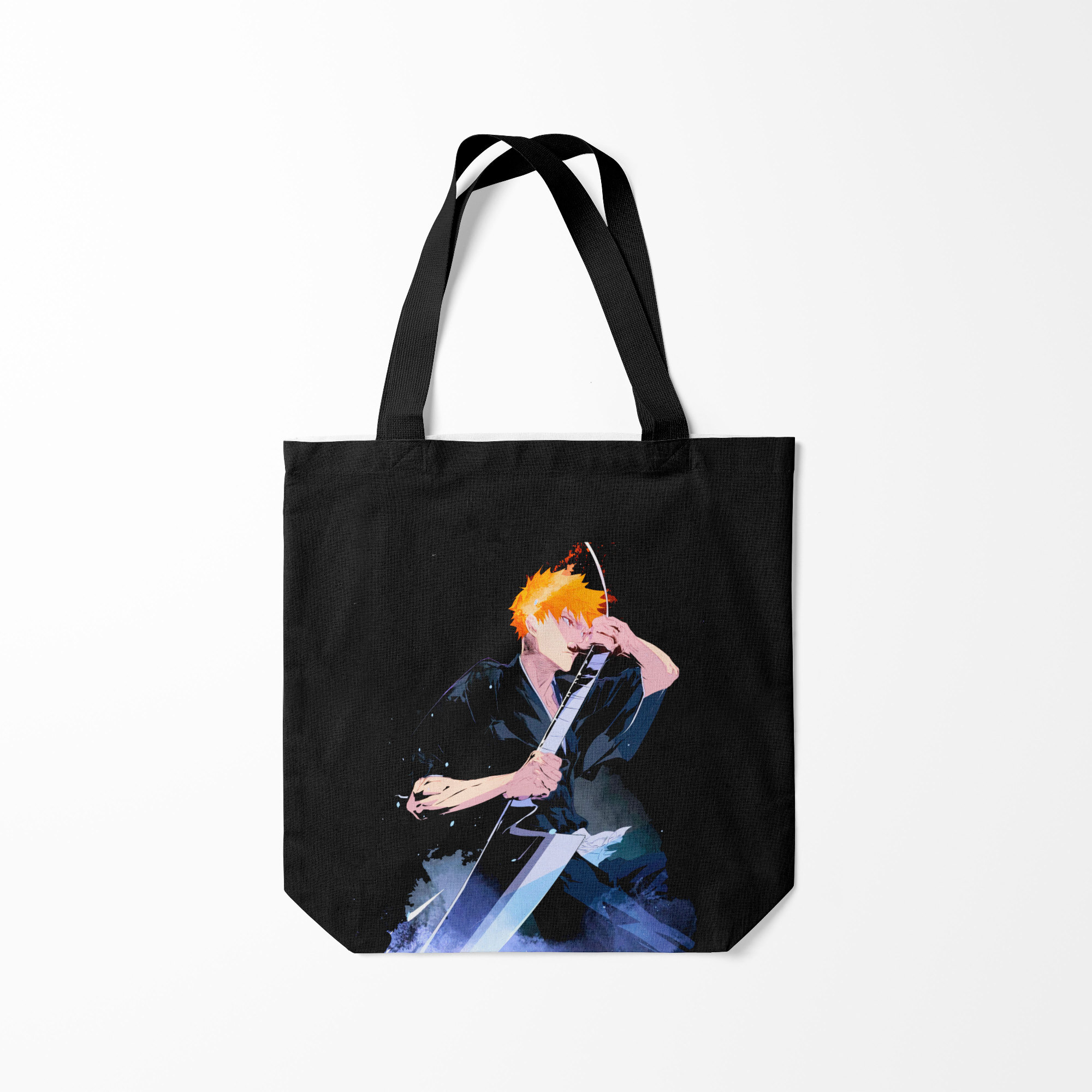 

Сумка шoппер унисекс Burnettie Блич Ичиго Курасаки в стойке Bleach, черный, Блич Ичиго Курасаки в стойке Bleach