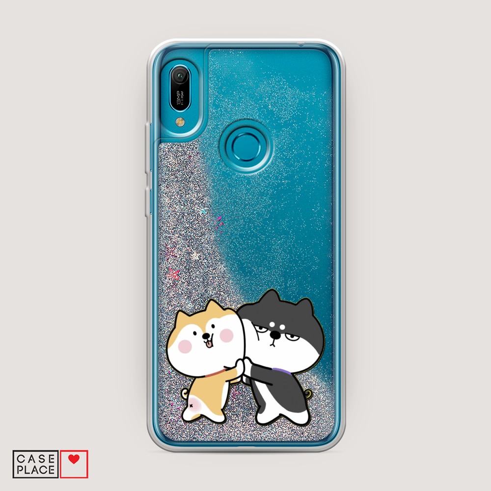 

Чехол Awog на Huawei Y6 2019/Honor 8a/8a Pro/Y6s "Обнимашки акита", Разноцветный, 68691-1