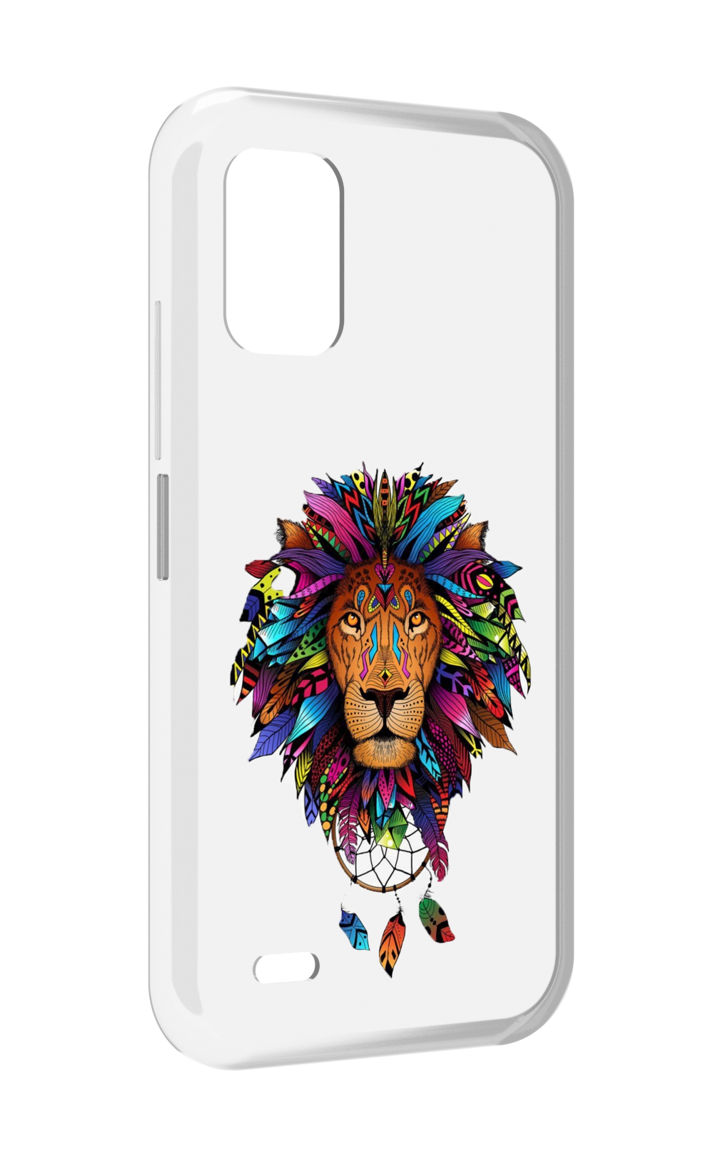 

Чехол MyPads Тотемный Лев для UMIDIGI Bison GT2 / GT2 Pro, Прозрачный, Tocco
