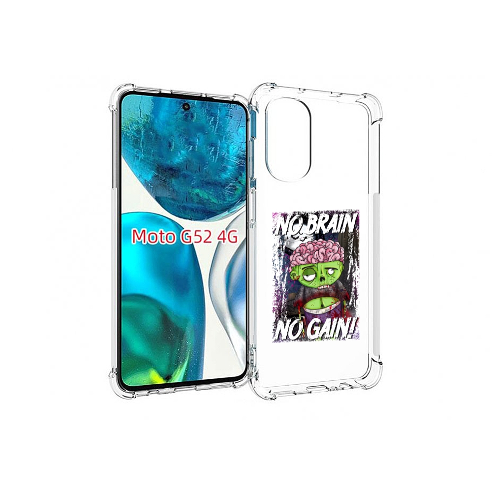 

Чехол MyPads глупый зомби для Motorola Moto G82 / Moto G52, Прозрачный, Tocco