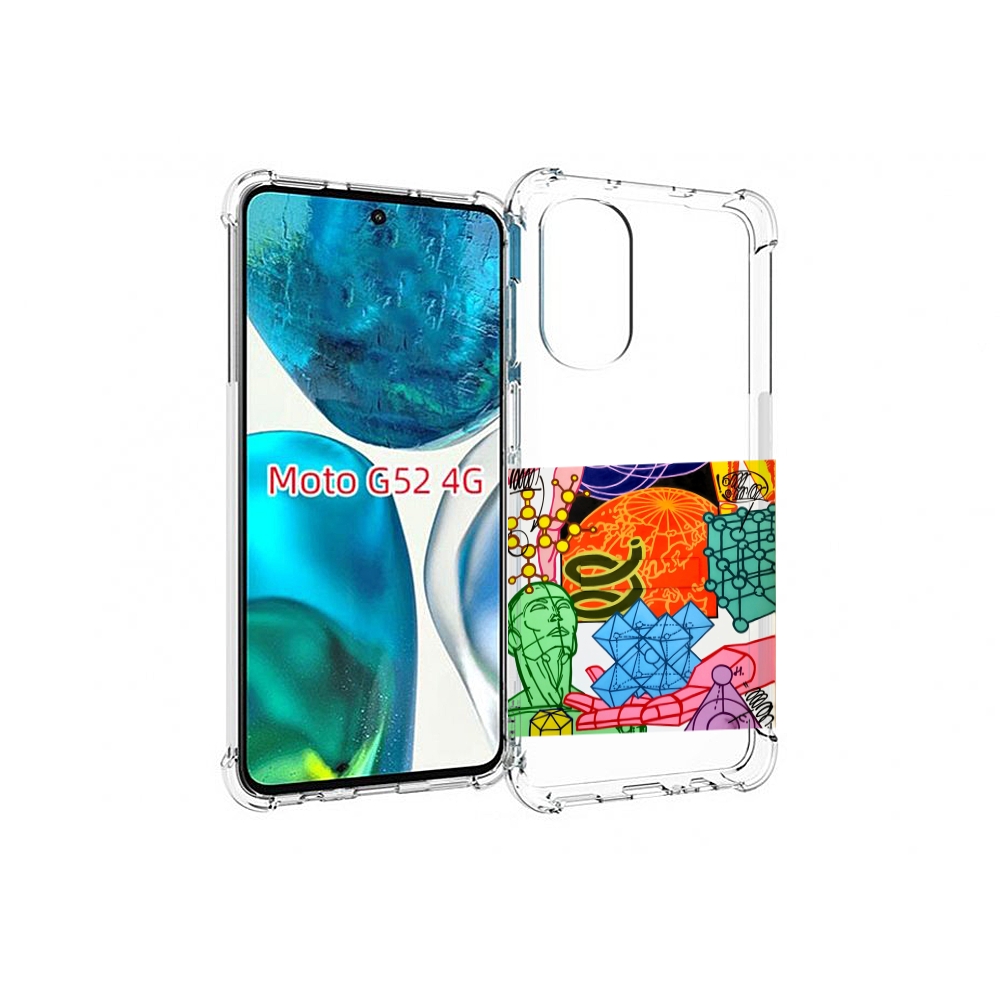 

Чехол MyPads физика-химия для Motorola Moto G82 / Moto G52, Прозрачный, Tocco