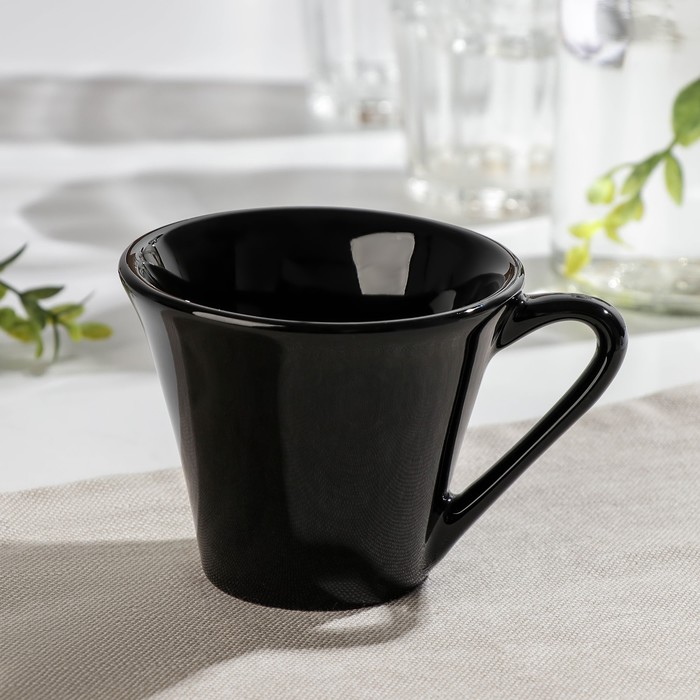 

Кружка Доляна Coffee break, 180 мл, цвет черный