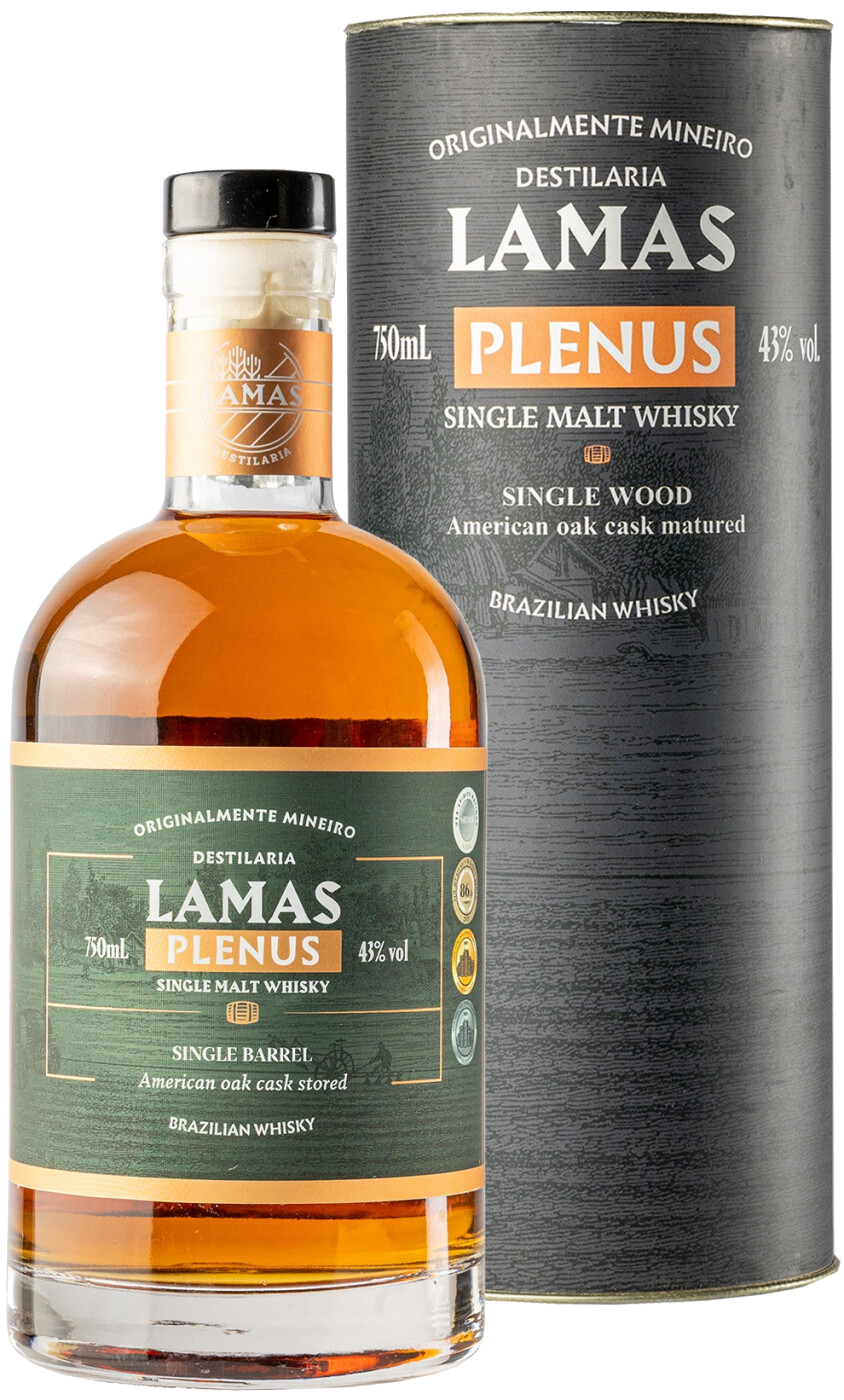 

Виски солодовый Lamas Destilaria Lamas Plenus Single Malt Whisky 43% 0,75л