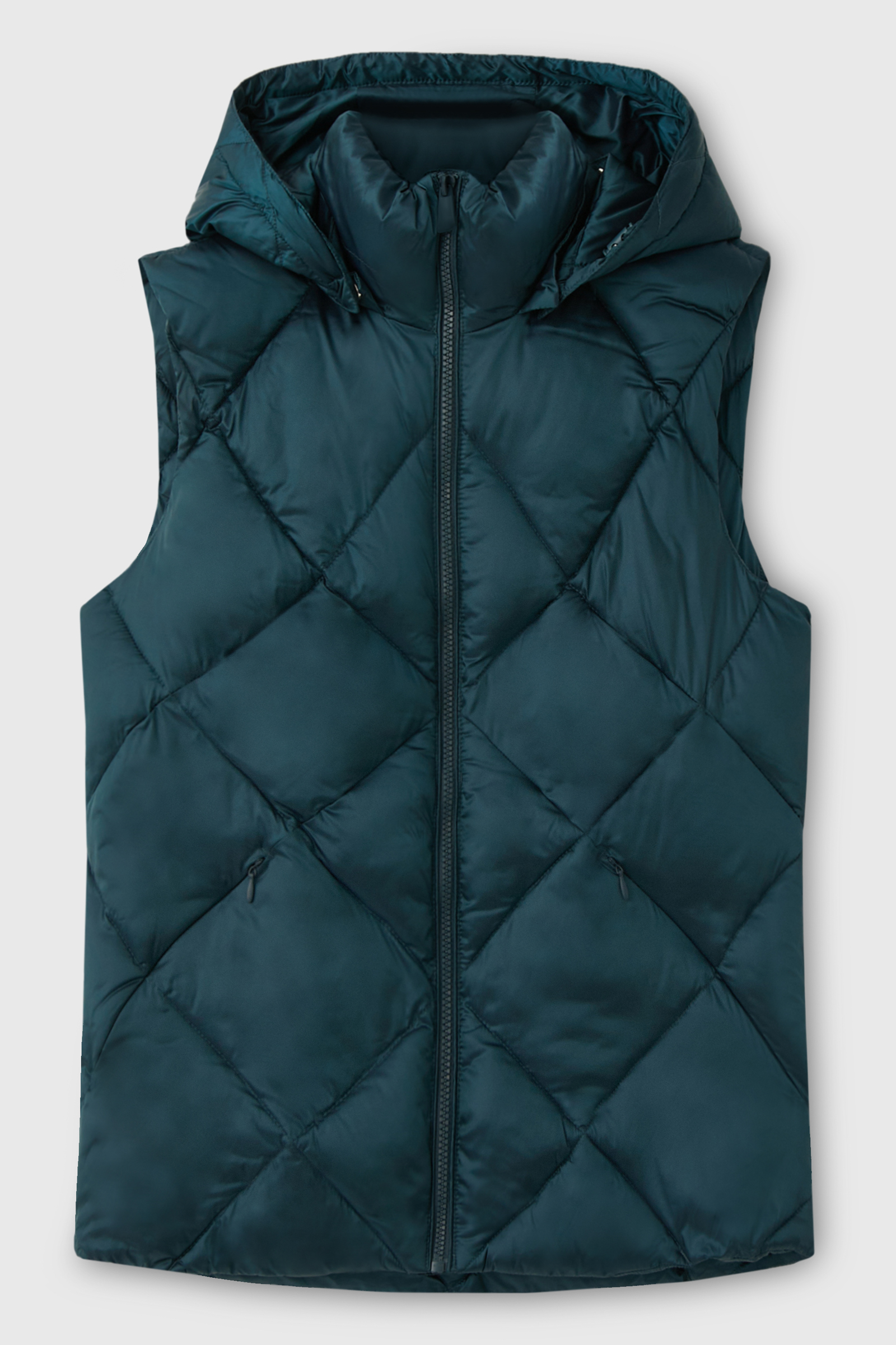 

Утепленный жилет женский Finn Flare FAC11000 синий 2XL, FAC11000