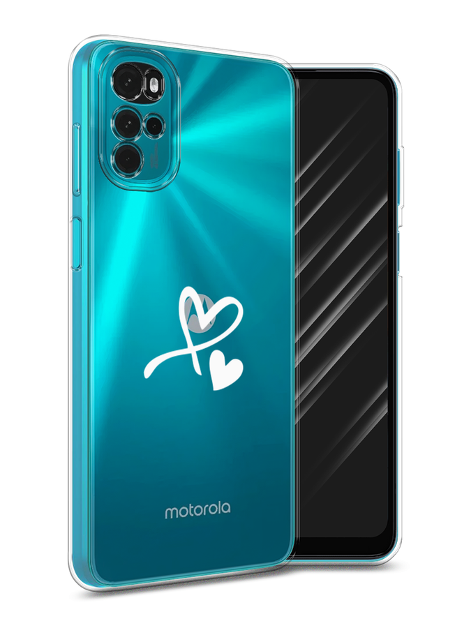 

Чехол Awog на Motorola Moto G22 "Сердечко минимализм", Разноцветный, 243150-6