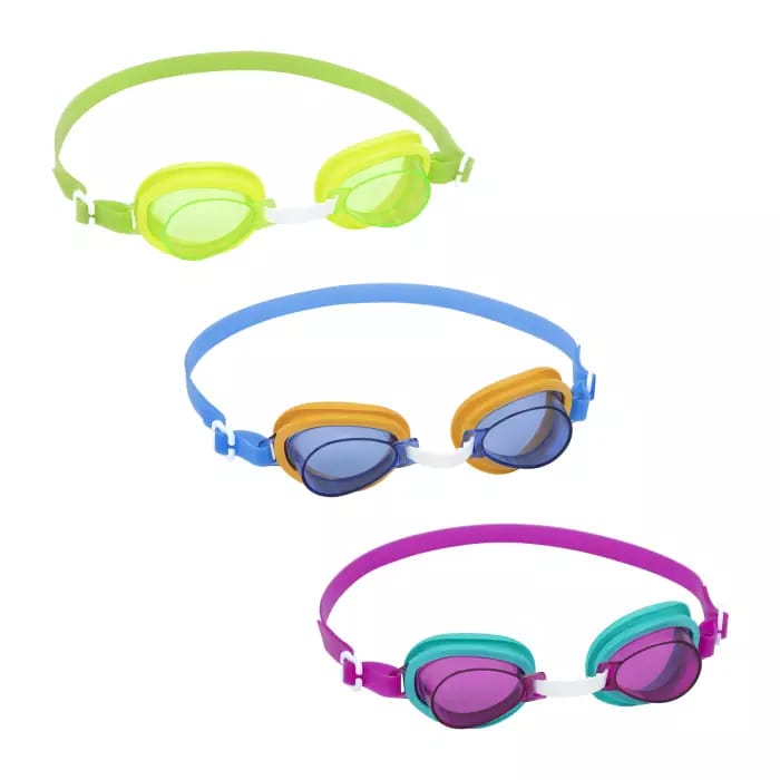 

Очки для плавания Bestway Lil' Lightning Swimmer, 3 цвета в наборе, Lil' Lightning Swimmer