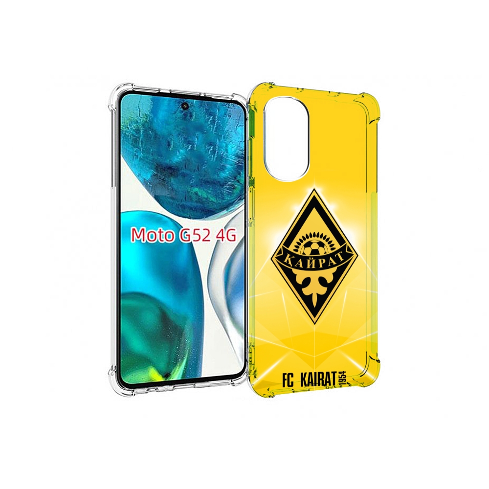 

Чехол MyPads фк каират алматы для Motorola Moto G82 / Moto G52, Прозрачный, Tocco