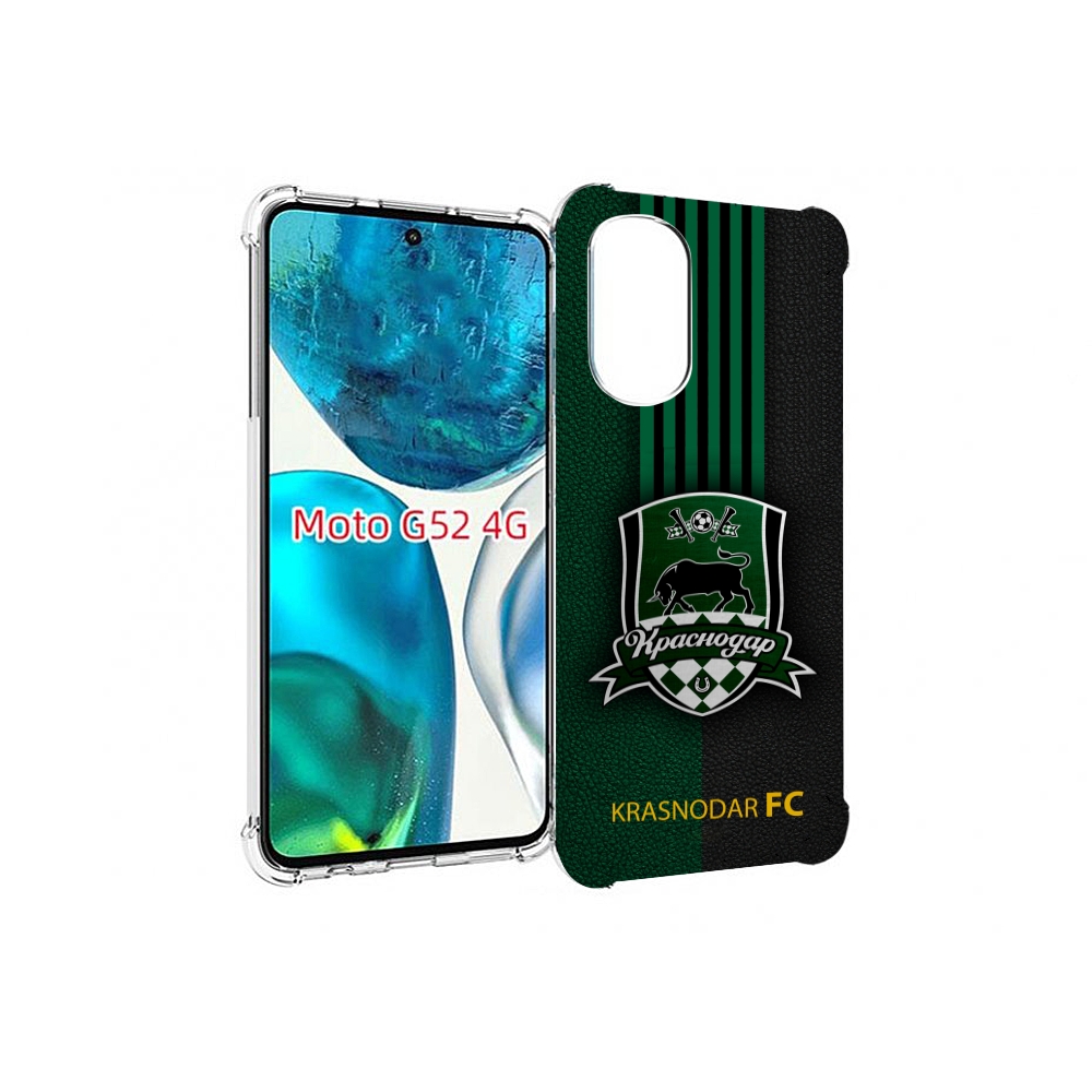 

Чехол MyPads фк краснодар мужской для Motorola Moto G82 / Moto G52, Прозрачный, Tocco