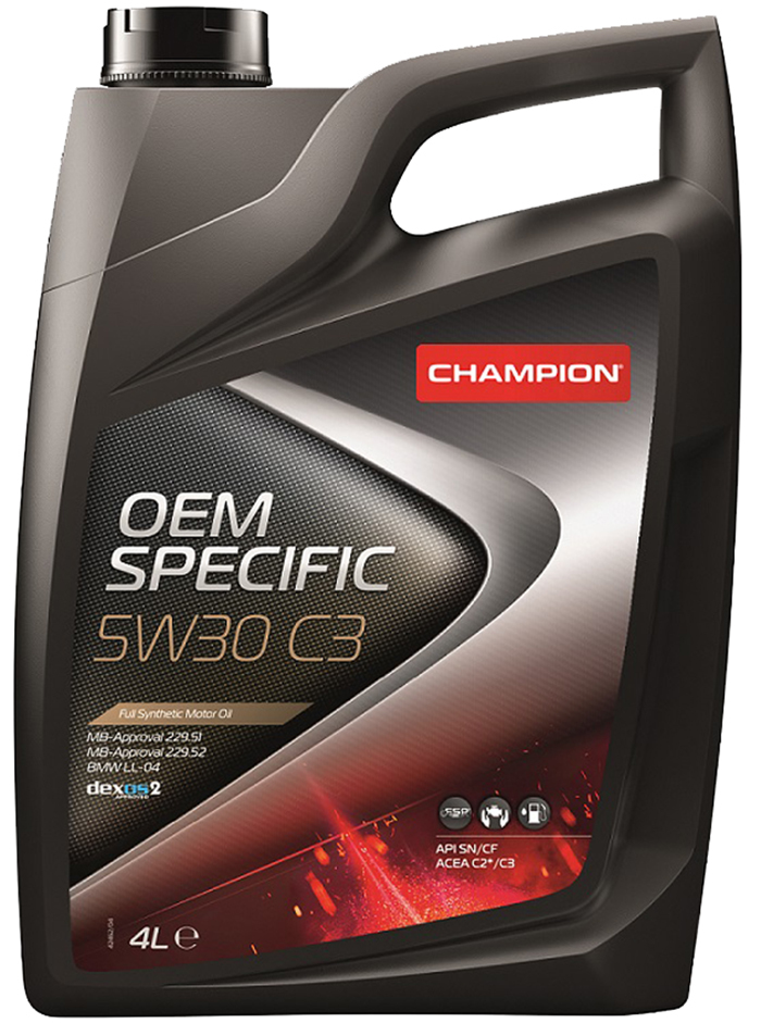 

Масло Моторное Синтетическое 4л - Oem Specific 5w30 C3 CHAMPION OIL арт. 8208812