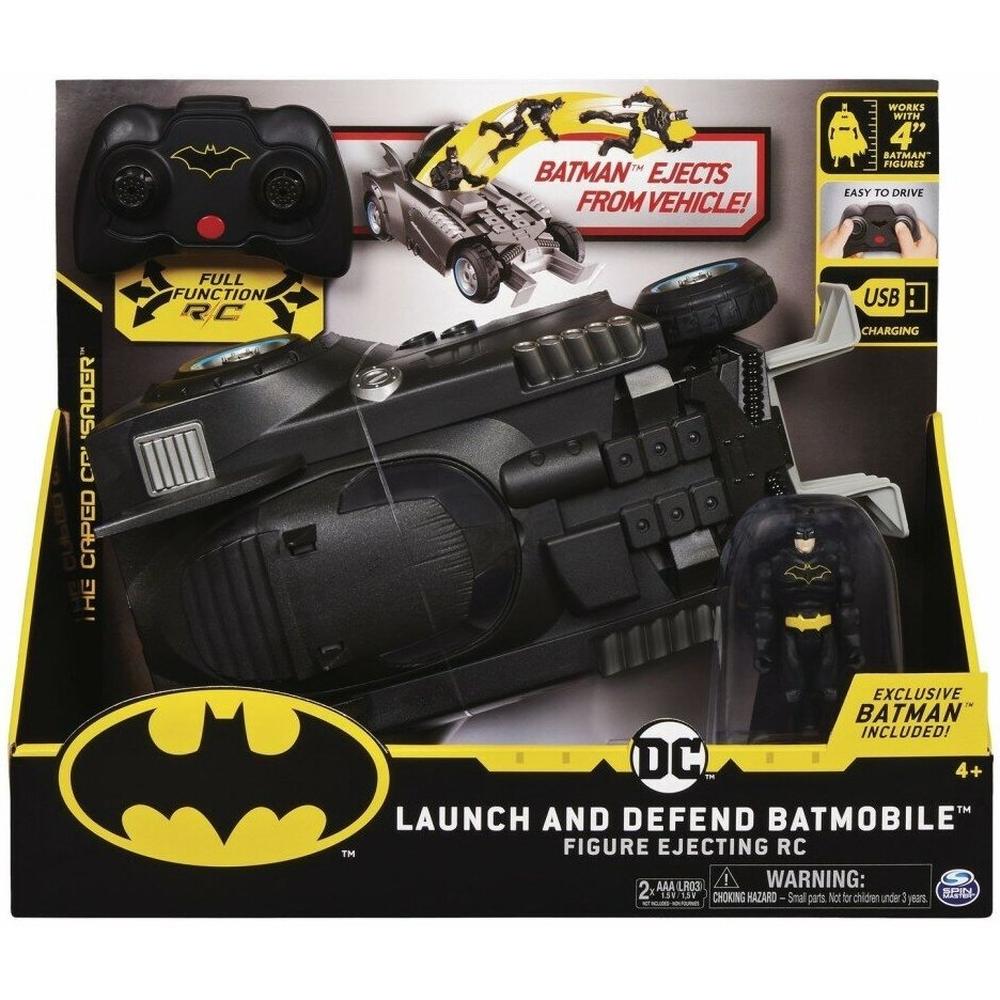 Радиоуправляемая машинка Spin Master Batman Бэтмобиль и фигурка Бэтмена 6055747