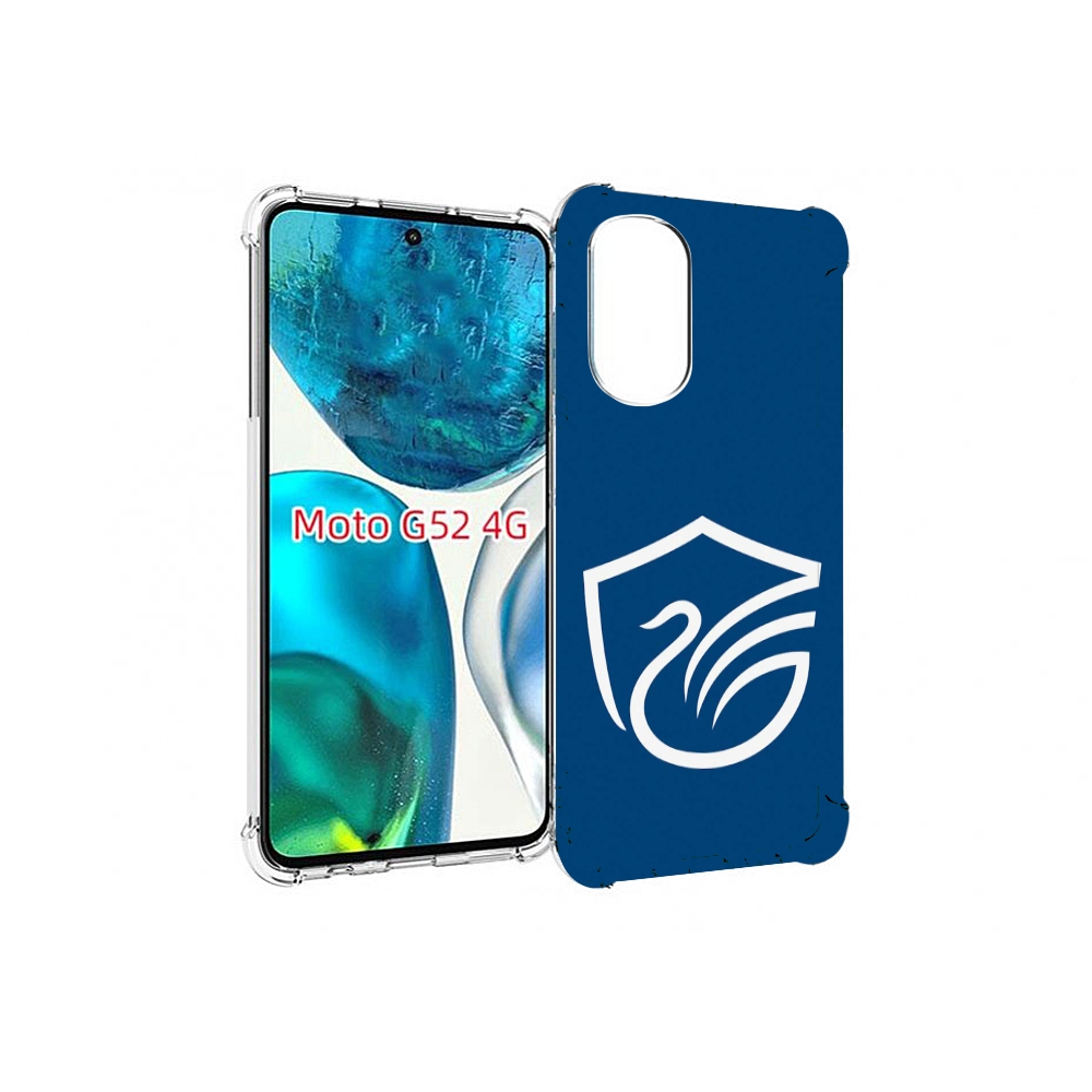 

Чехол MyPads фк олимп долгопрудныи мужской для Motorola Moto G82 / Moto G52, Прозрачный, Tocco