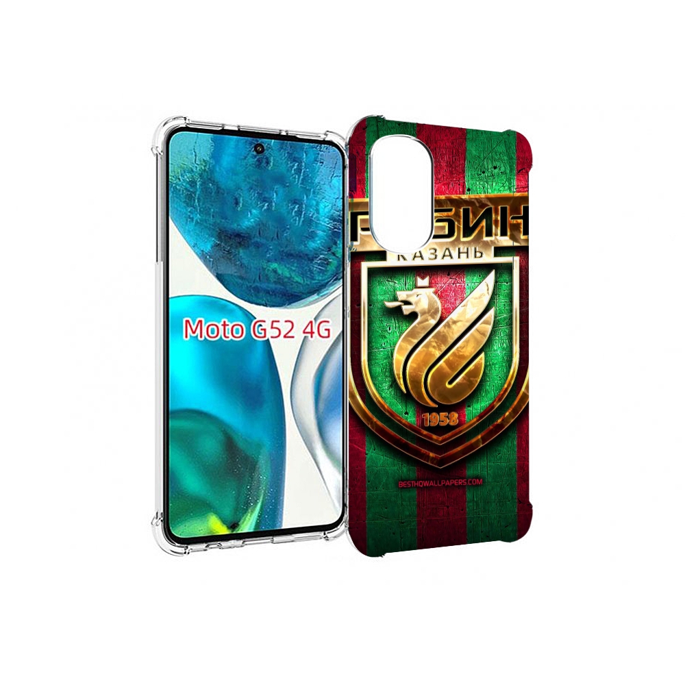 

Чехол MyPads фк рубин казань для Motorola Moto G82 / Moto G52, Прозрачный, Tocco