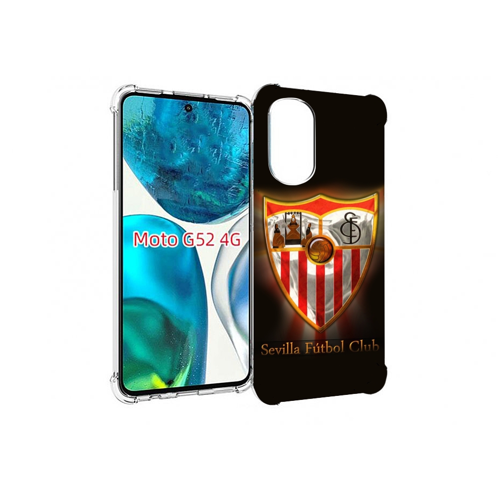 

Чехол MyPads фк севилья испания мужской для Motorola Moto G82 / Moto G52, Прозрачный, Tocco