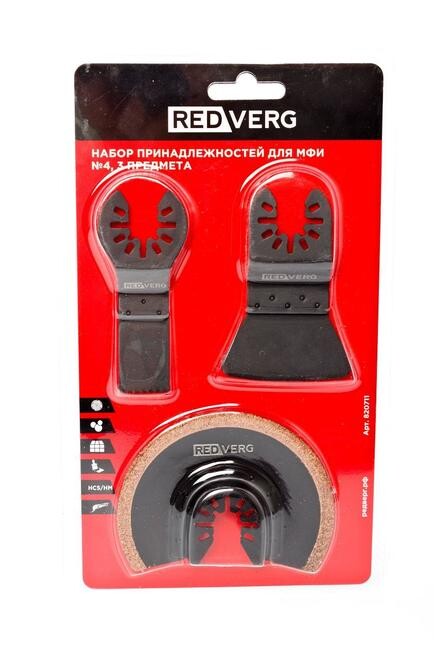 

Набор насадок для реноватора RedVerg №4 (820711)