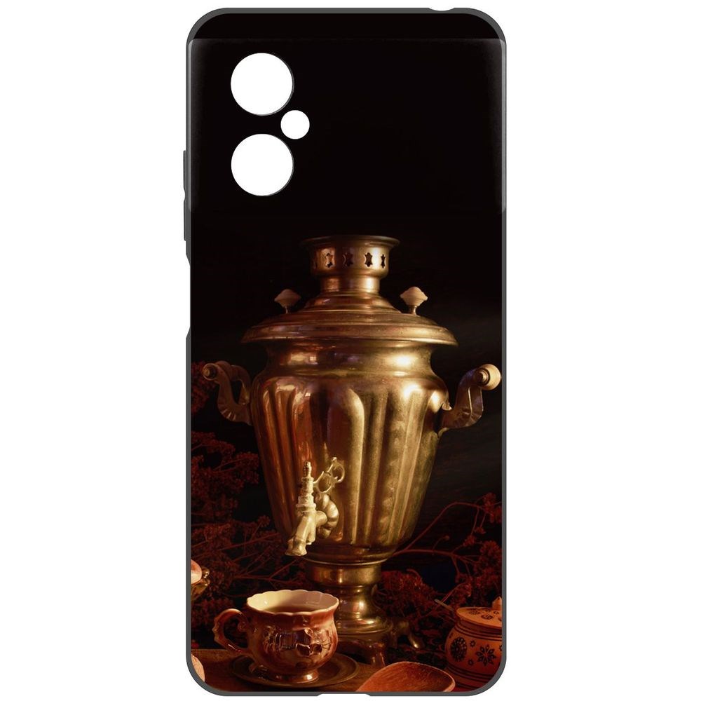 

Чехол-накладка Krutoff Soft Case Самовар для Poco M4 5G