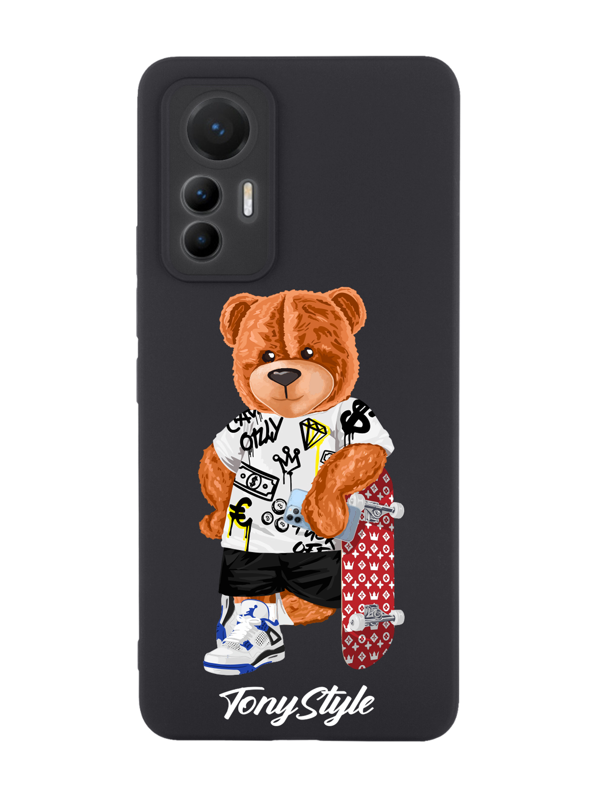 

Чехол Tony Style для Xiaomi 12 Lite Tony Style со скейтом черный, Коричневый;черный;красный