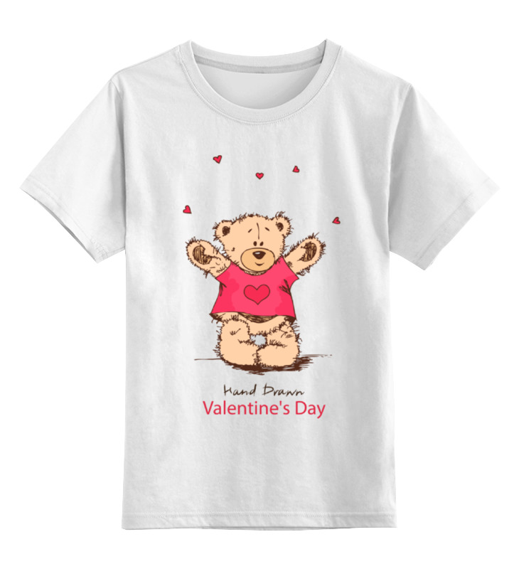 

Детская футболка классическая Printio Happy valentnine's day, р. 164, Белый, 0000000659313