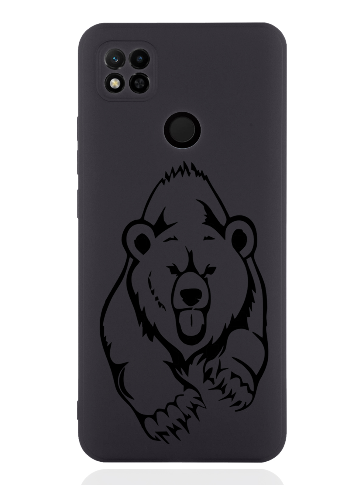 

Чехол MustHaveCase для Xiaomi Redmi 10A Медведь черный