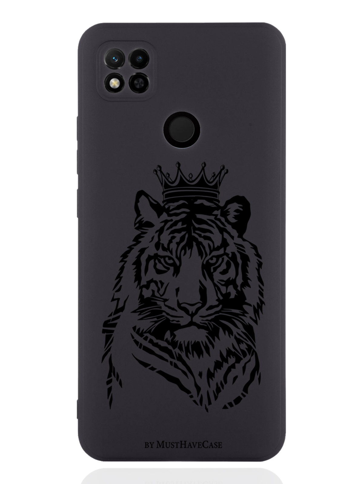 

Чехол MustHaveCase для Xiaomi Redmi 10A Тигр с Короной черный