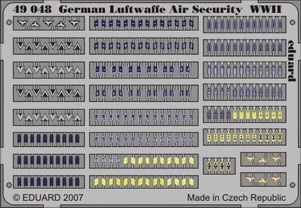 

Фототравление Eduard 49048 German Luftwaffe Air Security WWII 1/48