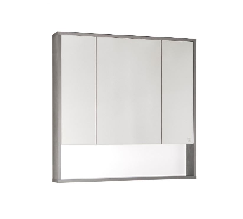 

Зеркало-шкаф Style Line Экзотик 80x80 серый