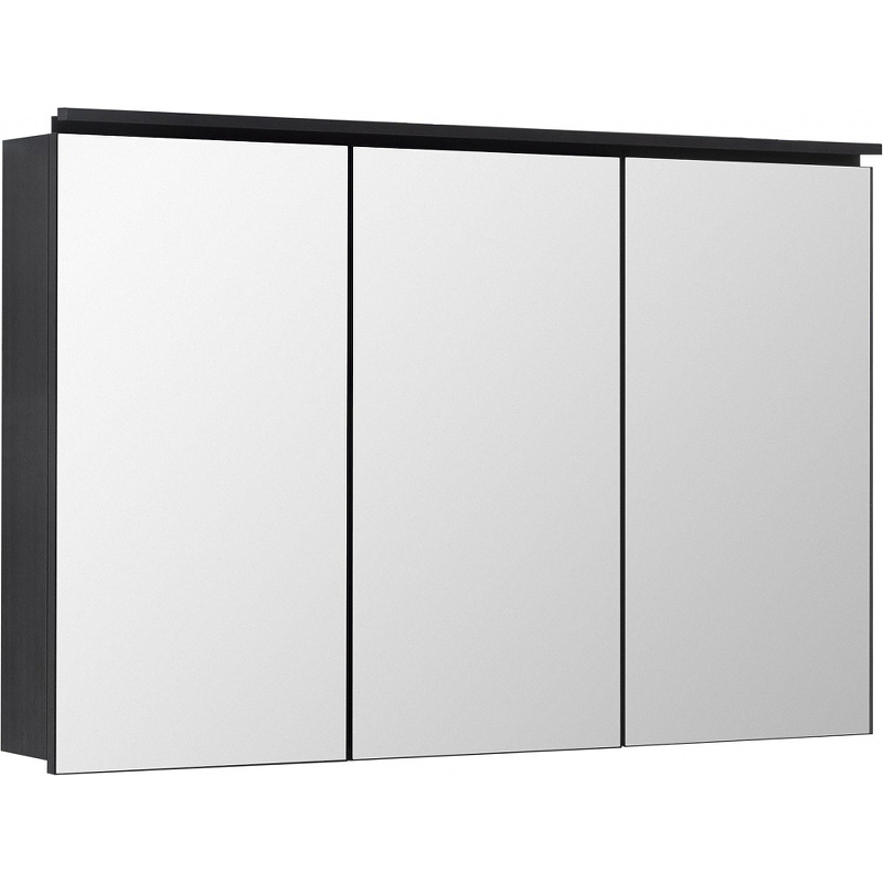 

Зеркальный шкаф De Aqua Алюминиум 120 черный 261762, Алюминиум