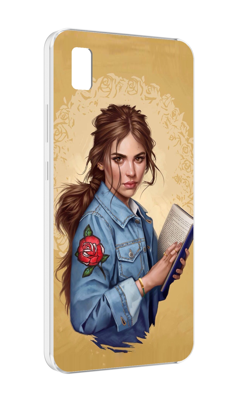 

Чехол MyPads девушка-в-бежевом-фоне для ZTE BLADE L210, Прозрачный, Tocco