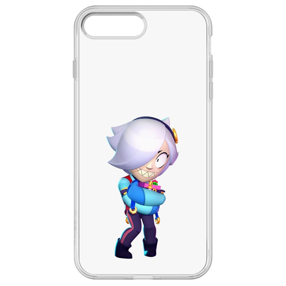 

Чехол-накладка Brawl Stars-Колетт для iPhone 8 Plus, Прозрачный