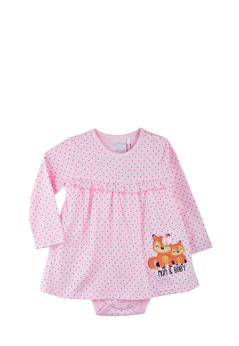 

Боди детское Kari baby AW20B00603201 розовый р.68, AW20B00603201