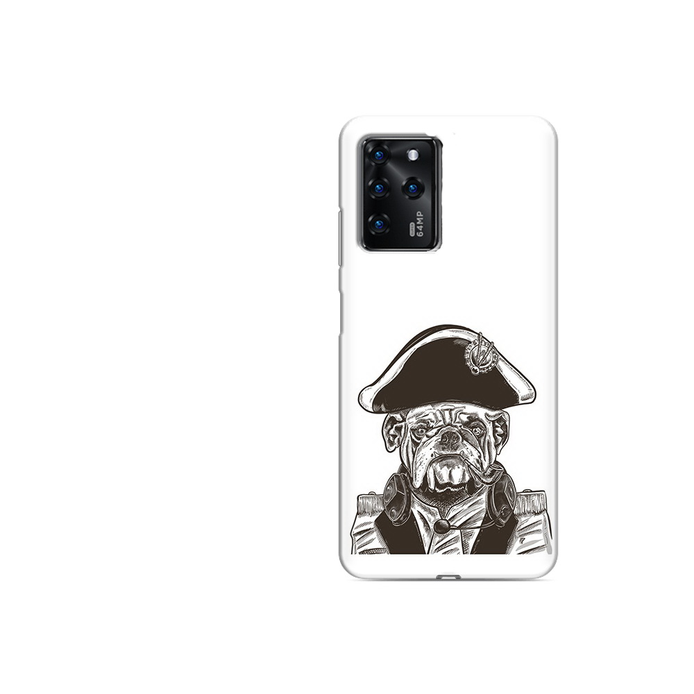 

Чехол MyPads Tocco для ZTE Blade V30 Vita мопс генерал (PT224728.460.483), Прозрачный, Tocco