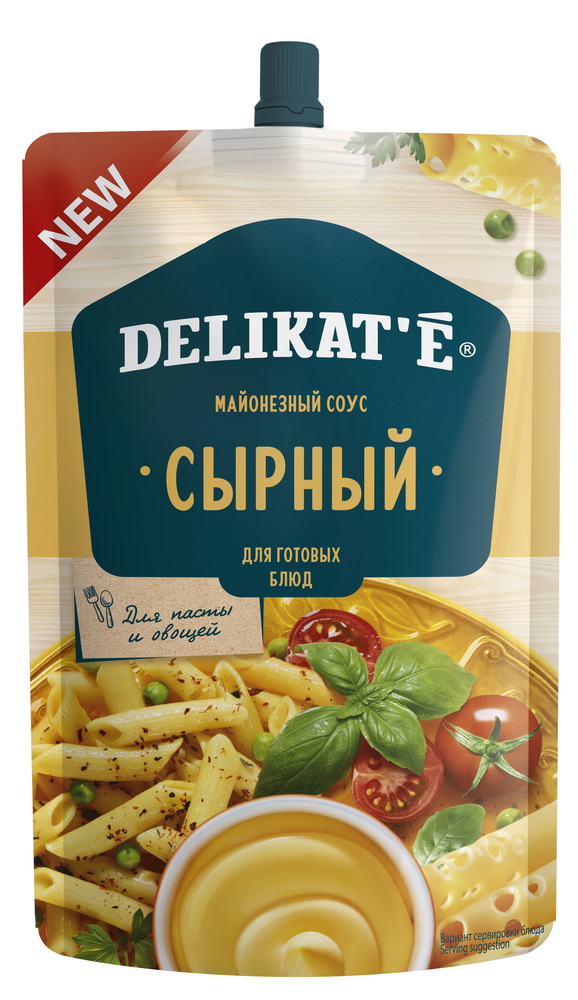 

Соус майонезный Сырный DELIKATE 210гр