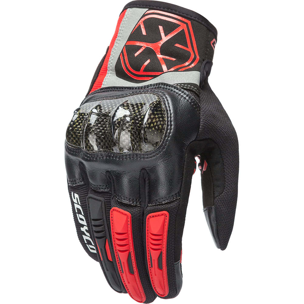 Перчатки Scoyco MC122 (Carbon) Red XXL