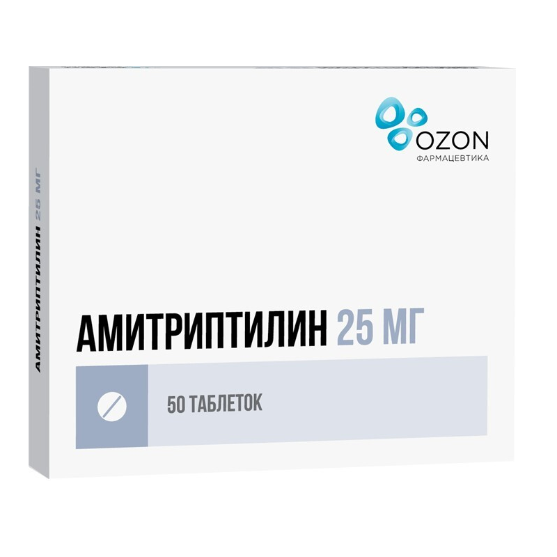 Купить Амитриптилин таб.25мг №50, Озон Фарм