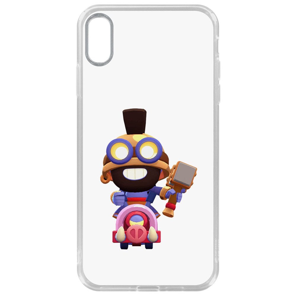 

Чехол-накладка Brawl Stars-Карл Всадник на кабане для iPhone XS Max