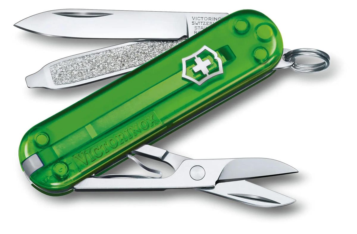 

Складной нож Victorinox Classic Green Tea, функций 7, 58мм, коробка картонная 0.6223.t41g, Зеленый;серебристый, Classic Green Tea